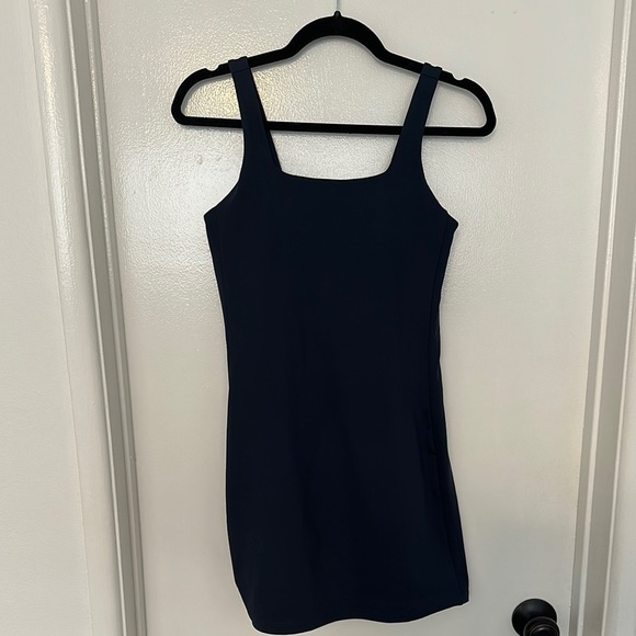 girlfriend collective Dresses & Skirts - The Girlfriend Collective Navy Blue Athletic Sport Dress Size Small